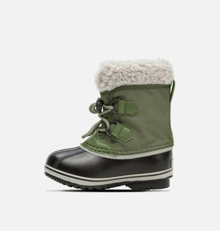 Sorel Barn Vinterkängor Gröna/Svarta - Childrens Yoot Pac™ Nylon - HDG-571304